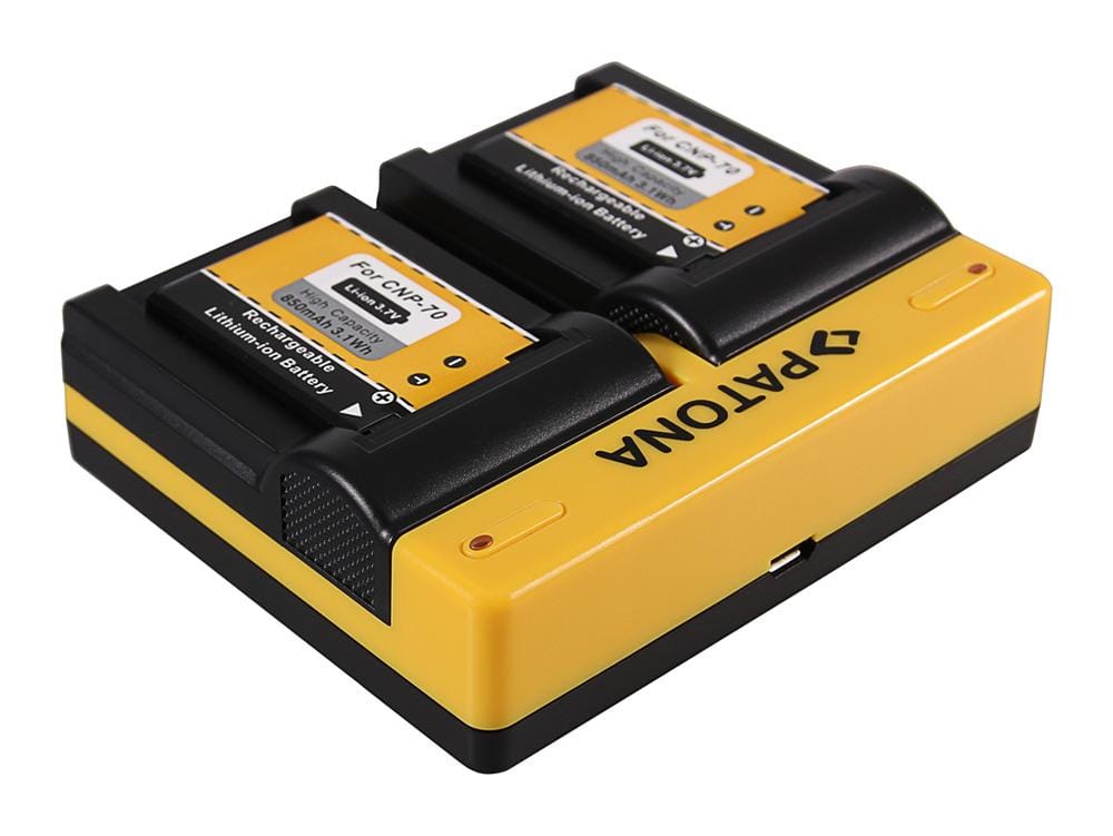 PATONA Dual Charger for Casio NP-70 Exilim EXZ150 EX-Z150 EXZ155 EX-Z155 EXZ250 EX-Z250 with Micro-USB Cable PATONA Dual Charger for Casio NP-70 Exilim EXZ150 EX-Z150 EXZ155 EX-Z155 EXZ250 EX-Z250 with Micro-USB Cable