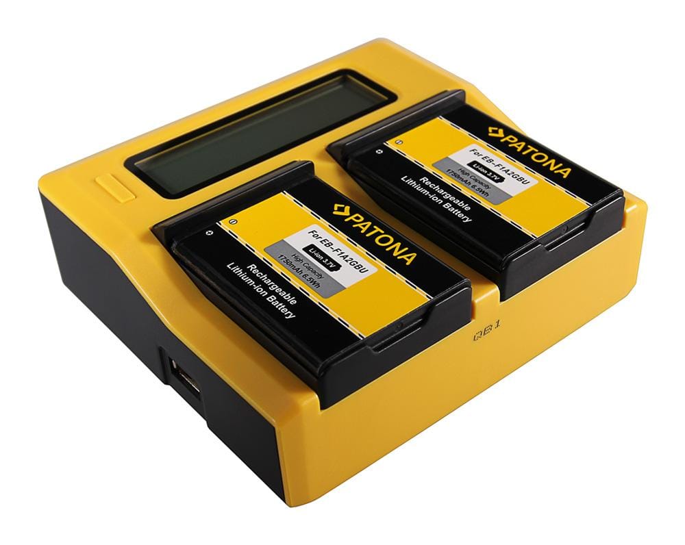 Carregador Dual LCD USB PATONA para Samsung EB-F1A2GBU I519 I569 I579 I8150 i8150 W i9050 i9100 Carregador Dual LCD USB PATONA para Samsung EB-F1A2GBU I519 I569 I579 I8150 i8150 W i9050 i9100