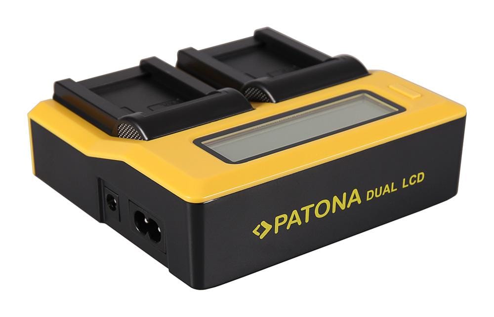 PATONA Dual LCD USB Charger for Canon NB7L NB-7L
