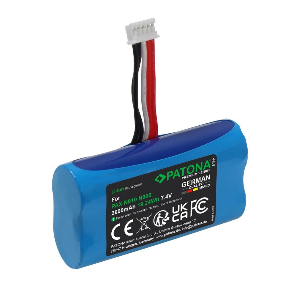 PATONA Batterie Premium pour PAX N910 PAX910BL
