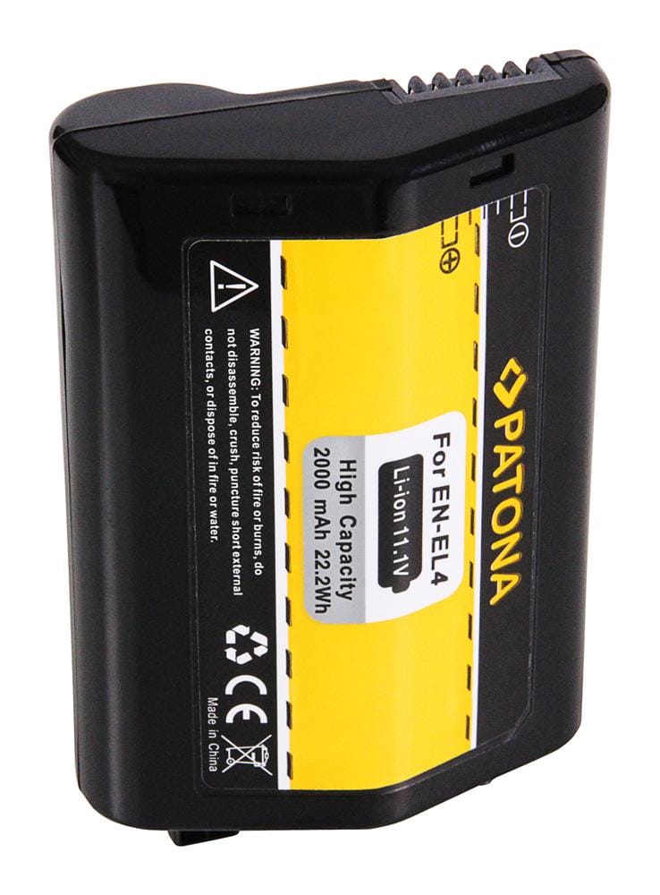 PATONA bateria do Nikon EN-EL4 EN-EL4a D2H D2Hs D2X D2Xs D3 D3X F6