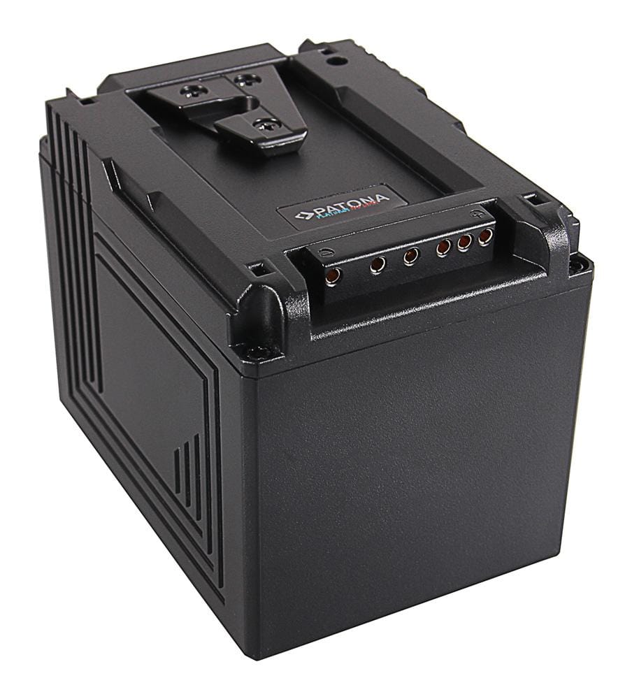 PATONA Platinum NANO V190 V‑Mount 189 Wh for Sony DSR‑600P, DSR‑650P, DSR‑652P, HDW‑800P, PDW‑850, BP‑150w, RED, ARRI