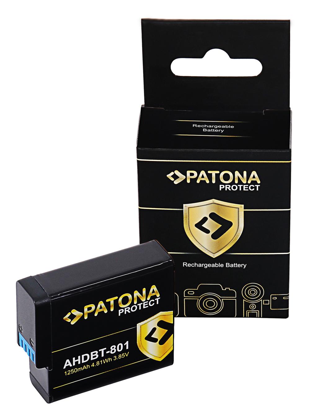 PATONA PROTECT bateria para GoPro Hero 8 AHDBT-801 Hero 7 AHDBT-701 Hero 6 Hero 5 AHDBT-501