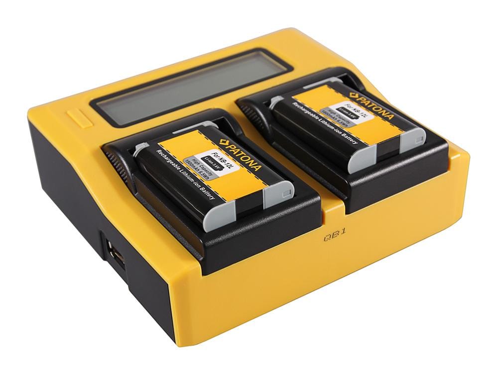 PATONA Dual LCD USB Carregador para Canon NB12L NB13L Legria Mini X PowerShot G1 X Mark PATONA Dual LCD USB Carregador para Canon NB12L NB13L Legria Mini X PowerShot G1 X Mark