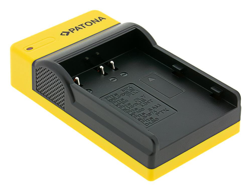 PATONA Slim Carregador USB com entrada USB‑C para Nikon EN‑EL3, Konica Minolta Dynax 5D e Dynax 7D PATONA Slim Carregador USB com entrada USB‑C para Nikon EN‑EL3, Konica Minolta Dynax 5D e Dynax 7D