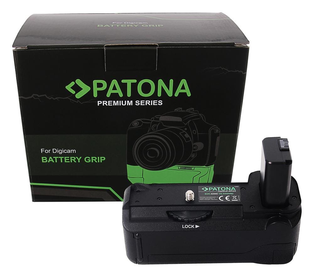 PATONA Premium Battery Grip VG-A6500 for Sony A6500 with 1 x NP-FW50 Battery and Remote PATONA Premium Battery Grip VG-A6500 for Sony A6500 with 1 x NP-FW50 Battery and Remote