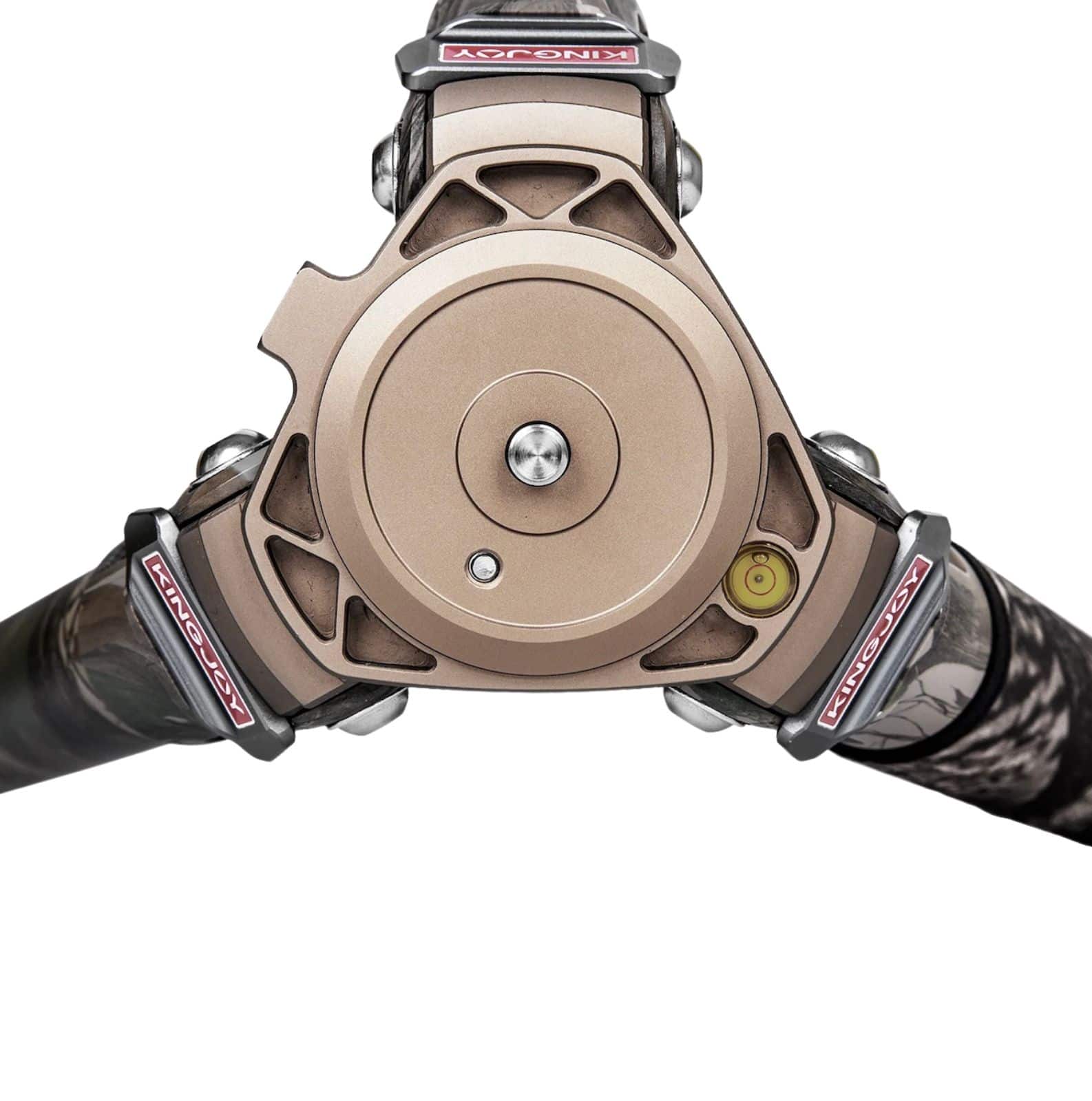 Trípode de carbono de camuflaje Mountain Series C85M con cabeza de trípode VT-3550M Trípode de carbono de camuflaje Mountain Series C85M con cabeza de trípode VT-3550M