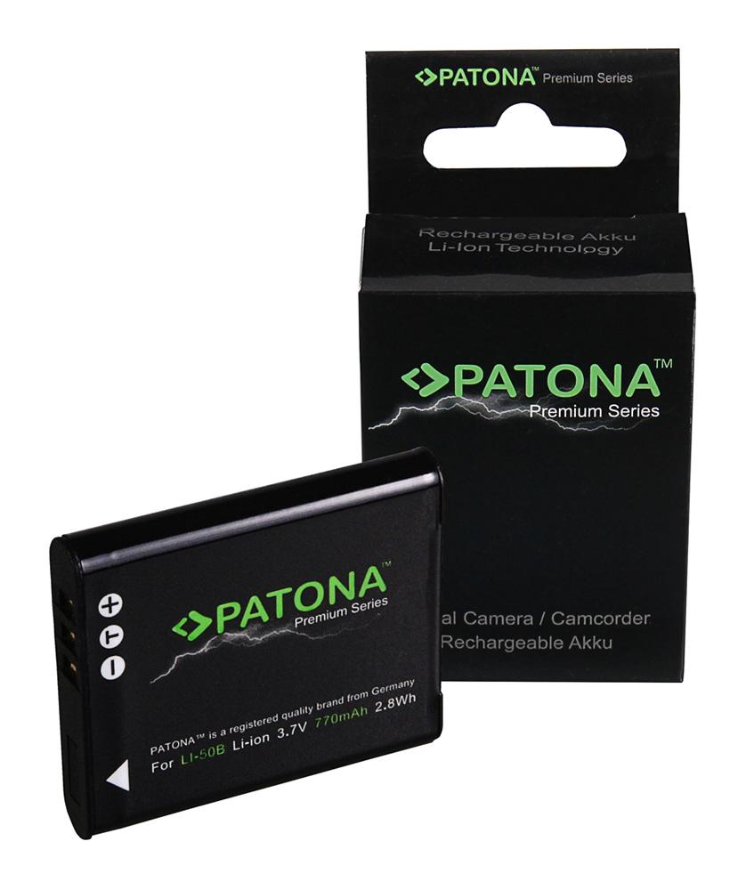 PATONA Premium Bateria para Olympus Li50B RICOH DB100 Pentax WG-8 D‑Li92 mju 850S PATONA Premium Bateria para Olympus Li50B RICOH DB100 Pentax WG-8 D‑Li92 mju 850S