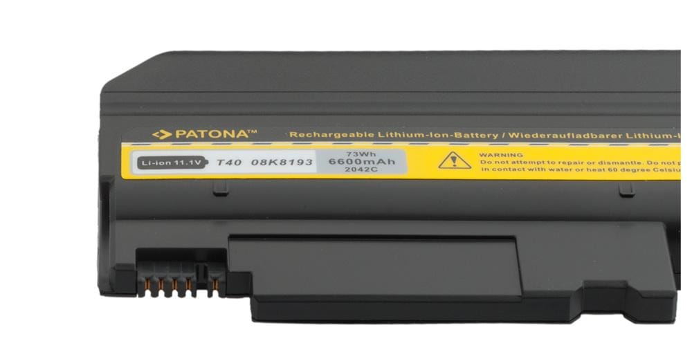 PATONA Bateria para IBM Thinkpad T40 T41 T42 T43 R51 02K8193 6600mAh PATONA Bateria para IBM Thinkpad T40 T41 T42 T43 R51 02K8193 6600mAh