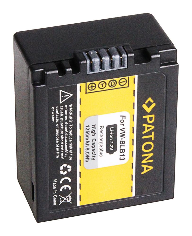PATONA Batteria per Panasonic DMW-BLB13 DMW-BLB13E DMC-G1 DMC-G1WEG-K