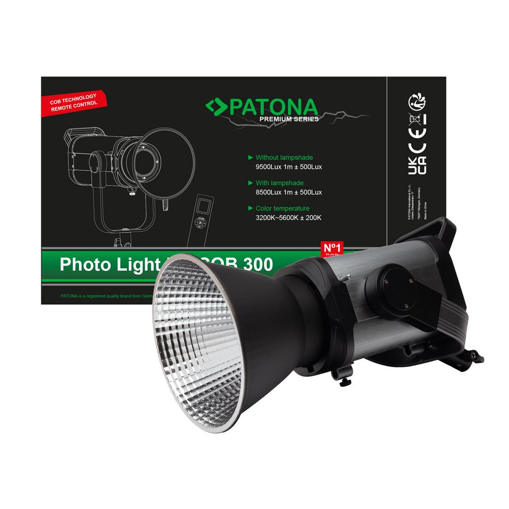 PATONA Premium Foto-Luce COB-300 APRC con controllo app