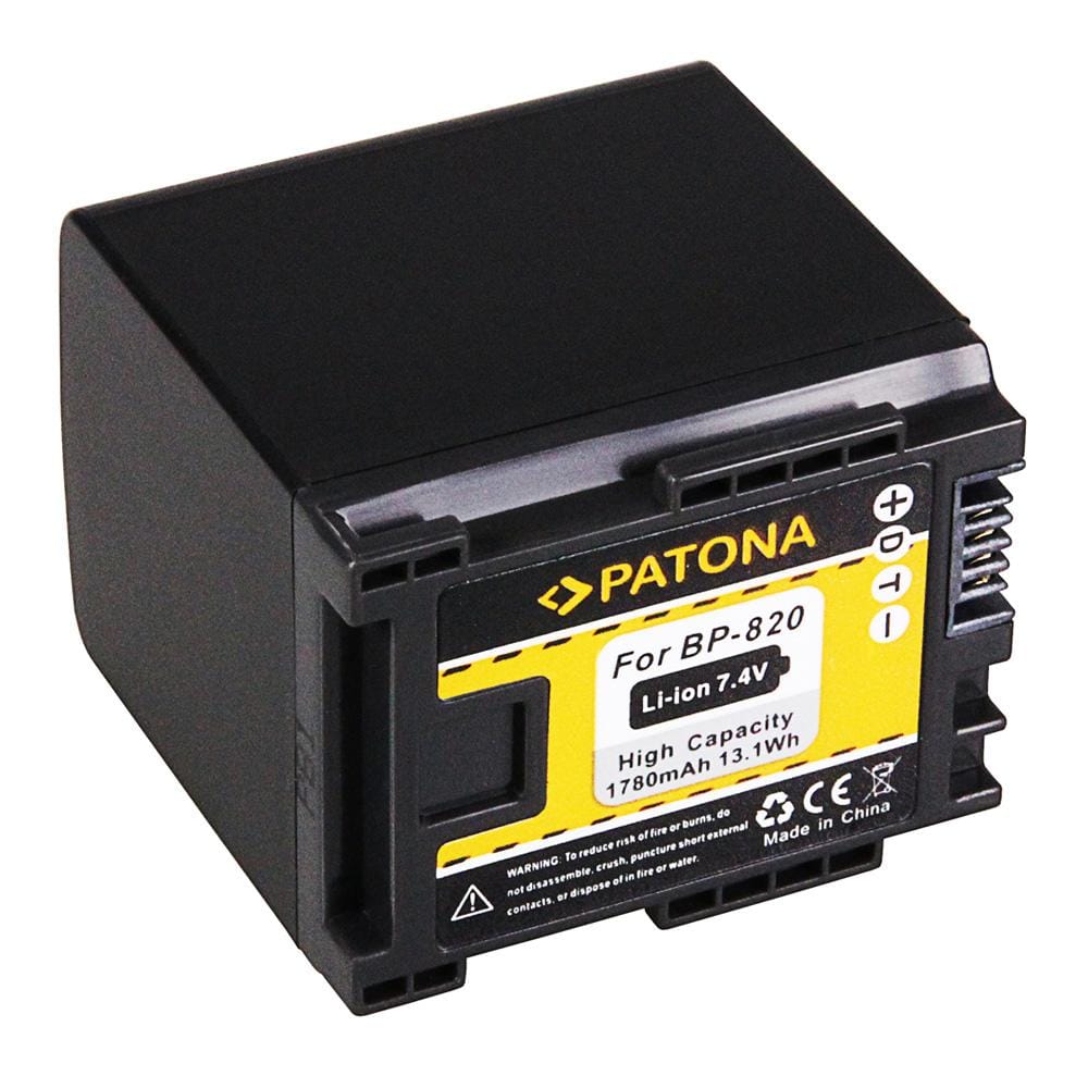 Bateria PATONA para Canon BP-820, HF-G30, XA20, XA2