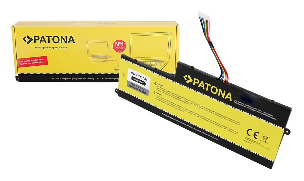 PATONA Battery for Acer AC13C34 V5-122P KT.00303.005 Aspire V5