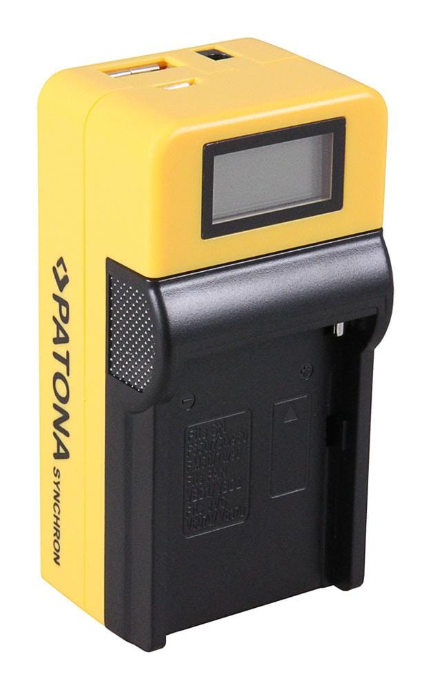 PATONA Synchron USB Charger for Sony NP-FM50 NP-F550 NP-F750 NP-F970 with LCD Display PATONA Synchron USB Charger for Sony NP-FM50 NP-F550 NP-F750 NP-F970 with LCD Display