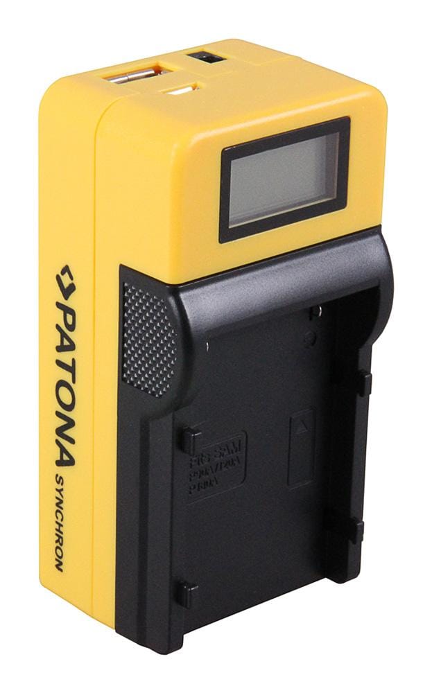 PATONA Caricatore USB Sincrono per Samsung P120A P180A P90A con display LCD PATONA Caricatore USB Sincrono per Samsung P120A P180A P90A con display LCD