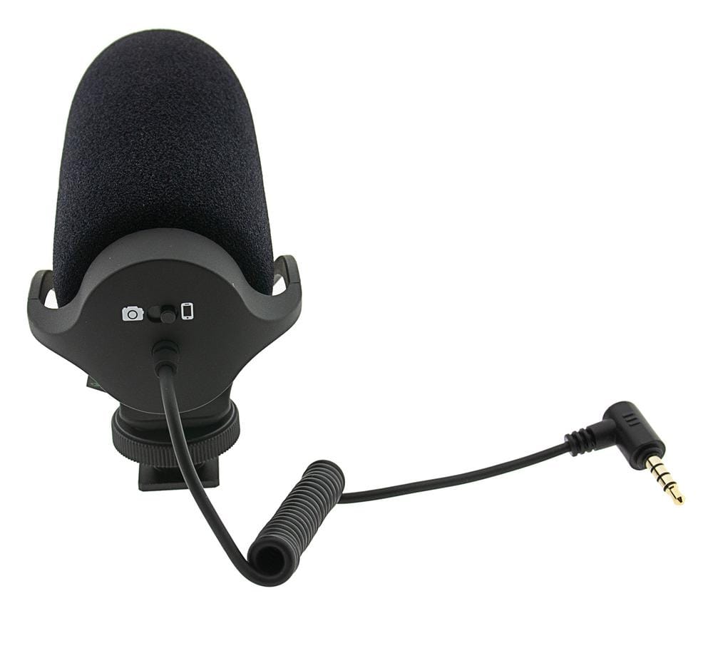 PATONA Microfono Premium con microfono lavalier per fotocamera DSLR, camcorder e smartphone