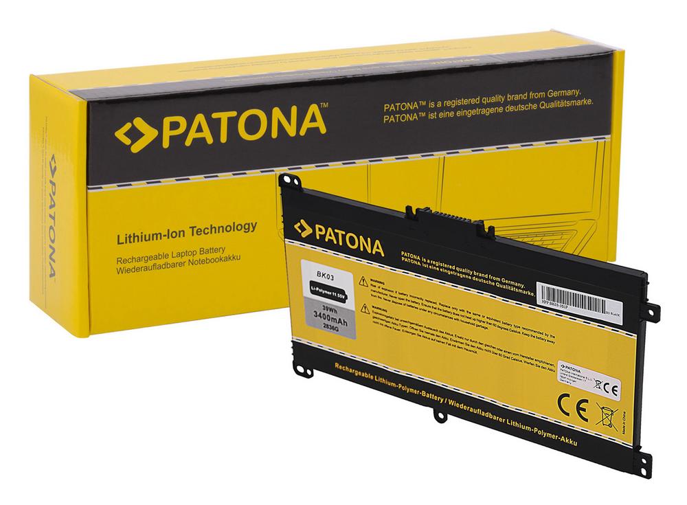 PATONA Battery for HP BK03 Pavilion X360 BK03XL 916811-855 TPN-W125 HSTNN-LB7S HSTNN-UB7G PATONA Battery for HP BK03 Pavilion X360 BK03XL 916811-855 TPN-W125 HSTNN-LB7S HSTNN-UB7G