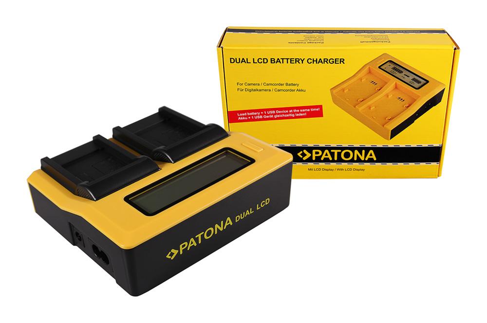 PATONA Dual LCD USB Charger for Fujifilm NP-50 FinePix F100fd F50fd F60fd PATONA Dual LCD USB Charger for Fujifilm NP-50 FinePix F100fd F50fd F60fd