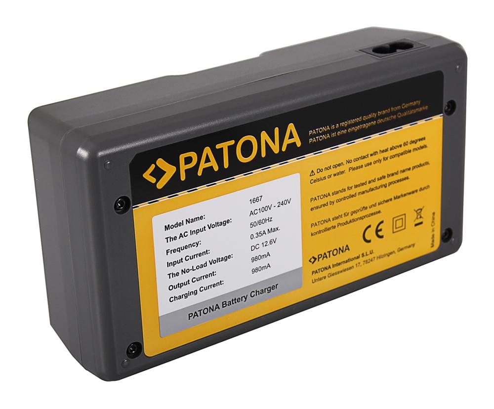 Podwójna Ładowarka PATONA do Nikon EN-EL18 EN-EL4 LP-E4 BA-T10 BA-T20 MH-26