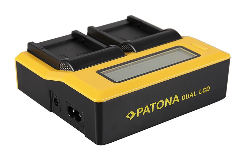 PATONA Dual LCD USB Caricatore per Panasonic BLB13 DMWBLB13 DMW-BLB13 DMWBLB13E