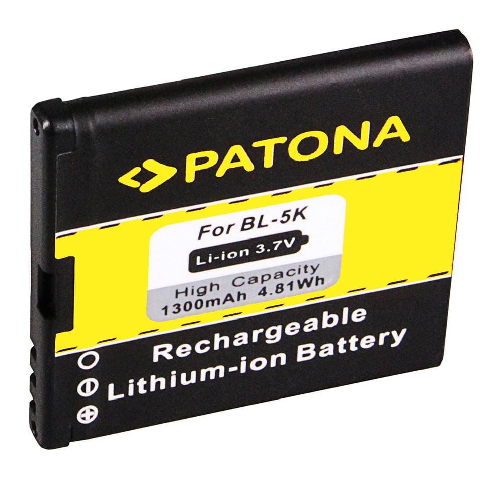 PATONA batteria per Nokia BL-5K 701 C7 C7-00 N85 N86-8MP N86-8MP Oro X7-00
