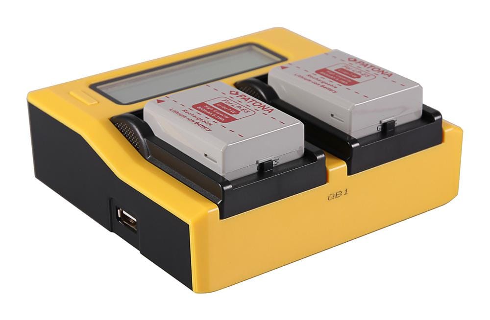 Cargador USB Dual LCD PATONA para Canon LPE5 LP-E5