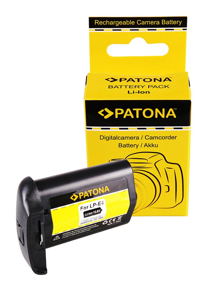 PATONA Bateria do Canon LP‑E4 LPE4 CANON EOS 1D Mark III EOS 1Ds