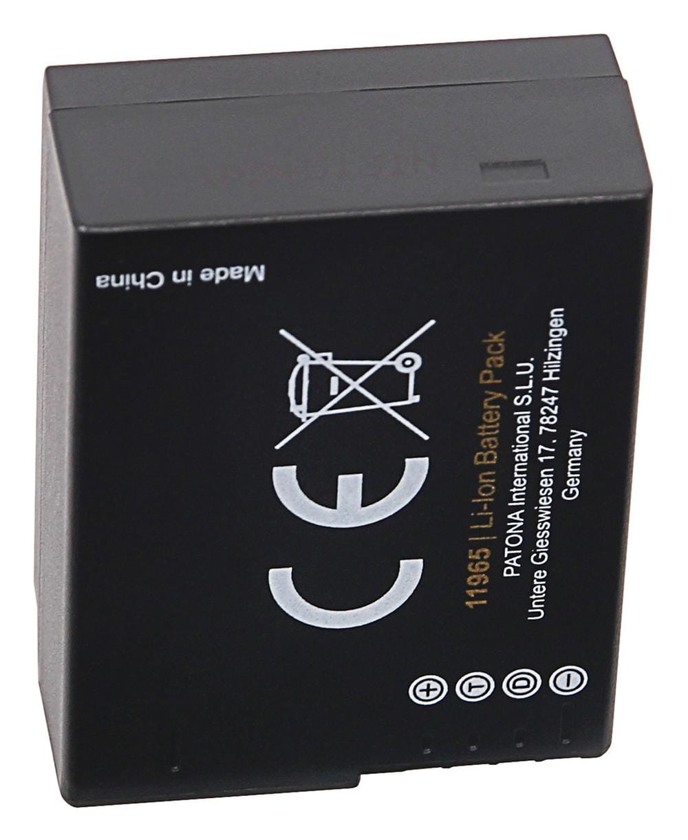 🛡️ PATONA PROTECT Batería para Panasonic DMW-BLC12 Lumix DMC FZ200 DMC G6 G5 GH2