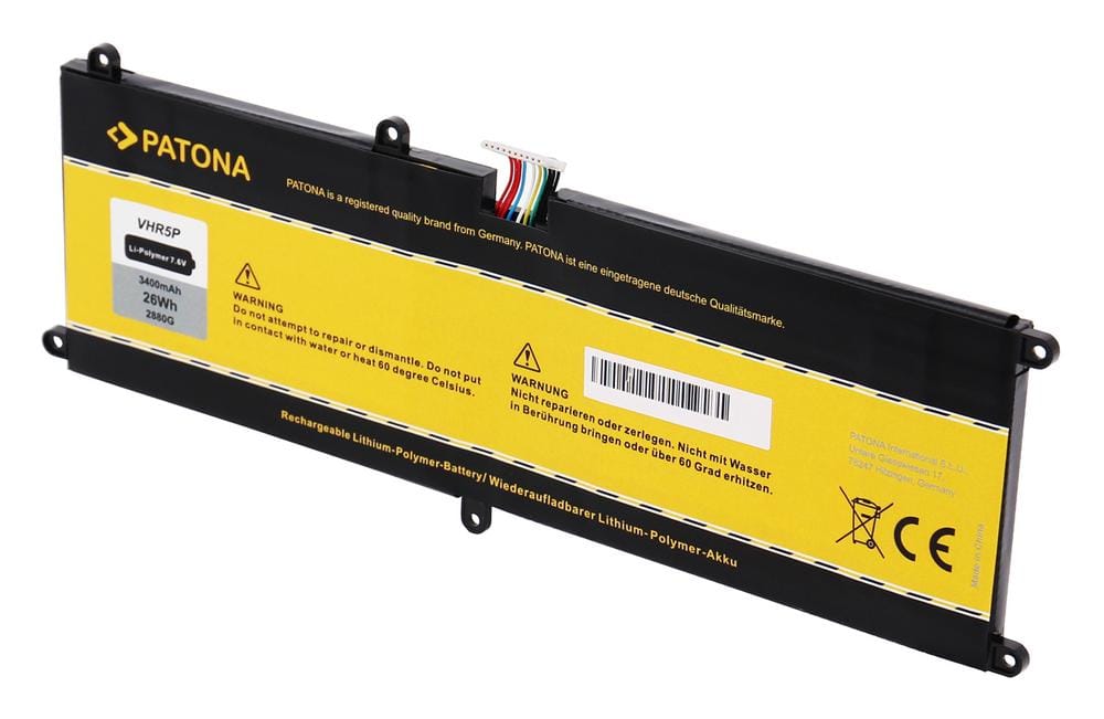 PATONA bateria para Dell Latitude 11 5175 5179 VHR5P 0RFH3V RFH3V PATONA bateria para Dell Latitude 11 5175 5179 VHR5P 0RFH3V RFH3V