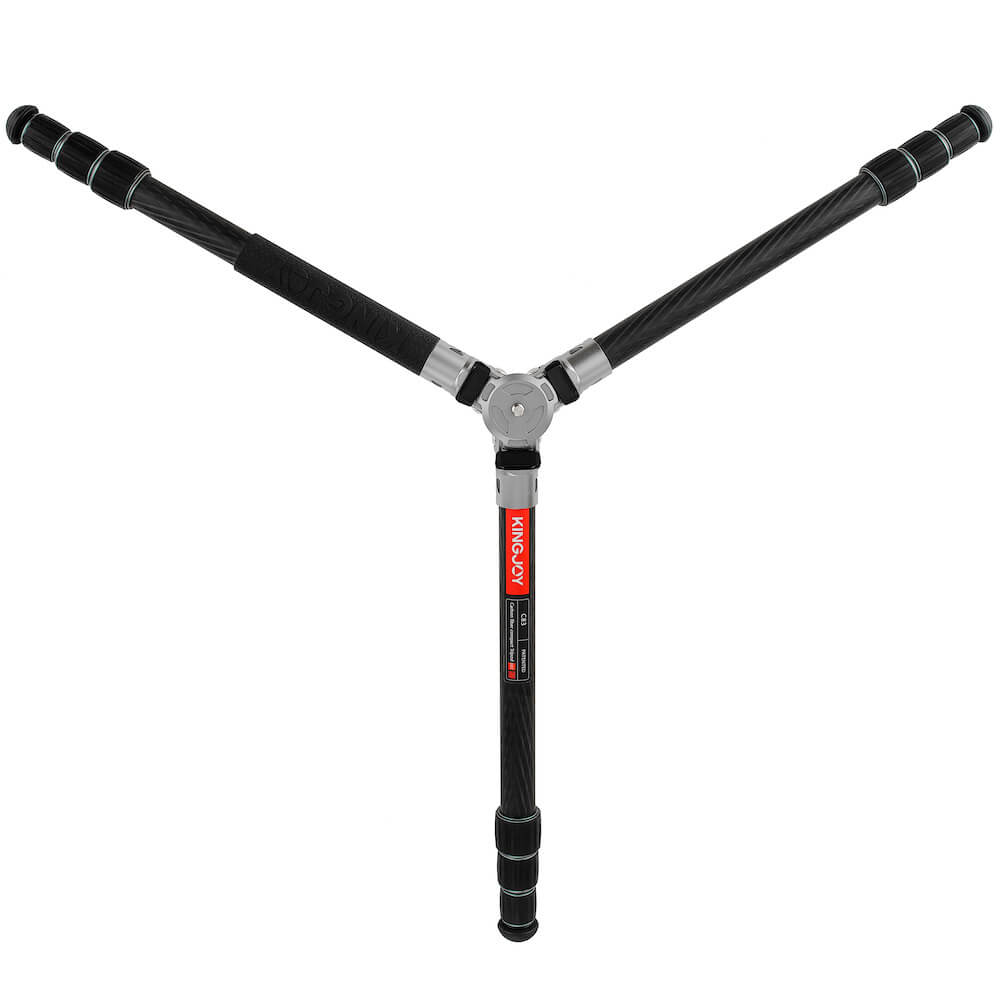 Mountain Series Trépied en carbone C83S sans tête de trépied avec colonne centrale Mountain Series Trépied en carbone C83S sans tête de trépied avec colonne centrale