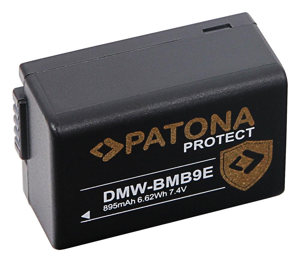 PATONA PROTECT Batteria per Panasonic DMC-FZ40 FZ45 FZ48 FZ100 BMB9 PATONA PROTECT Batteria per Panasonic DMC-FZ40 FZ45 FZ48 FZ100 BMB9