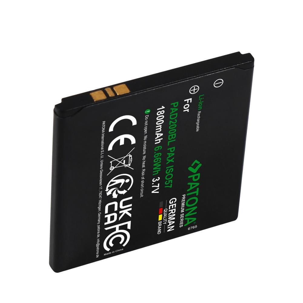 Batterie Premium PATONA pour PAX D200 PAD200BL Batterie Premium PATONA pour PAX D200 PAD200BL