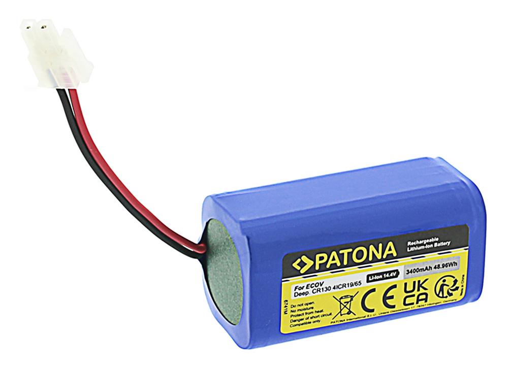 PATONA Batterie pour Ecovacs Deebot CR130 4ICR19 65 PATONA Batterie pour Ecovacs Deebot CR130 4ICR19 65