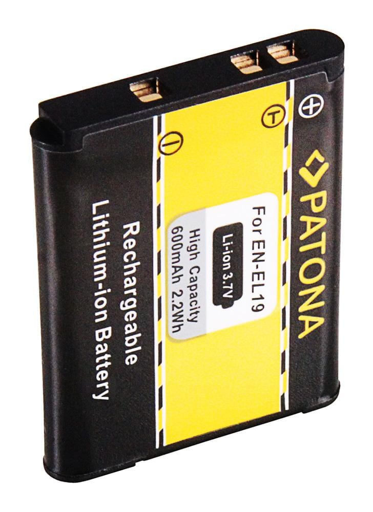 PATONA batteria per Nikon CoolPix S4100 S3100 S2500 EN-EL19 ENEL19 PATONA batteria per Nikon CoolPix S4100 S3100 S2500 EN-EL19 ENEL19