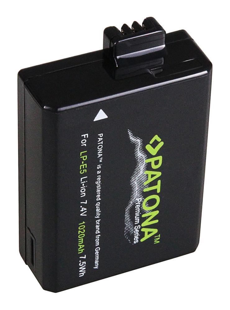 PATONA Batería Premium para Canon LP‑E5 LPE5 EOS 450D 500D 1000D PATONA Batería Premium para Canon LP‑E5 LPE5 EOS 450D 500D 1000D