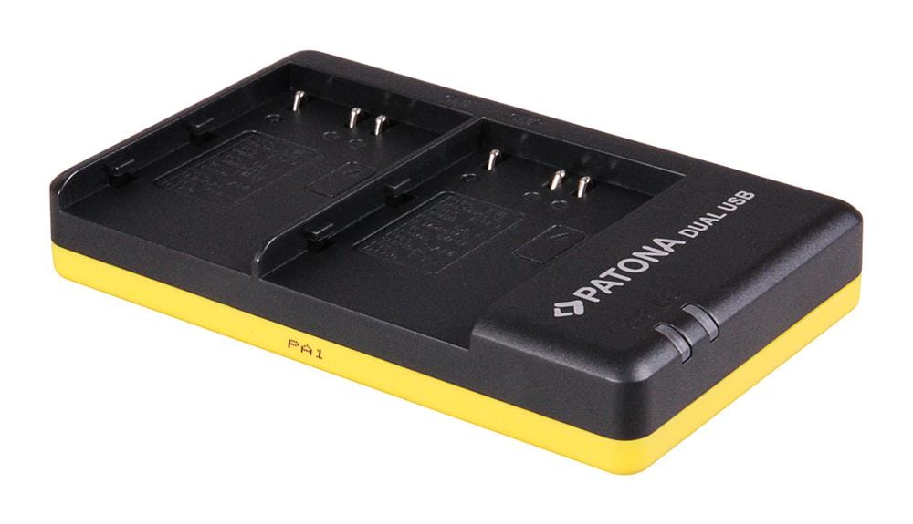 PATONA Carregador rápido dual para Nikon EN-EL3E com cabo Micro-USB