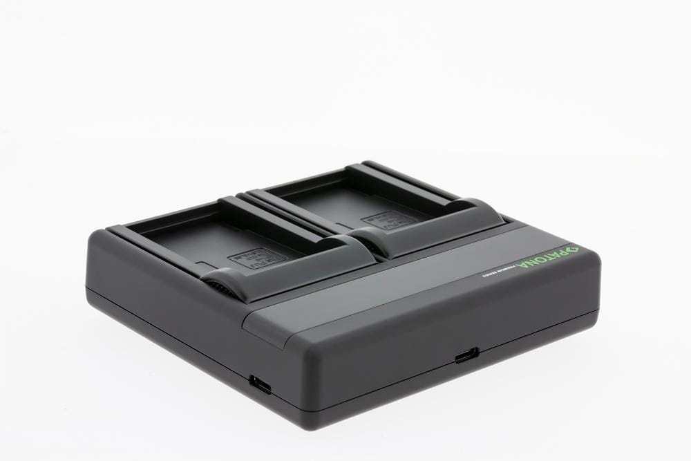 PATONA Premium Dual PD Charger for Olympus PS-BLS1 BLS5 incl. USB‑C input/output
