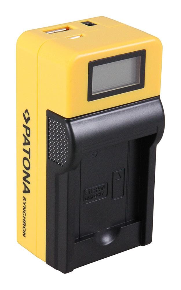PATONA Caricatore USB Sincrono per Panasonic BCK7 BCK7E e Samsung SLB11A con display LCD PATONA Caricatore USB Sincrono per Panasonic BCK7 BCK7E e Samsung SLB11A con display LCD
