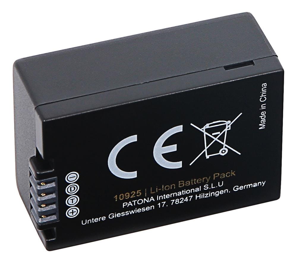 PATONA PROTECT Batteria per Panasonic DMC-FZ40 FZ45 FZ48 FZ100 BMB9 PATONA PROTECT Batteria per Panasonic DMC-FZ40 FZ45 FZ48 FZ100 BMB9