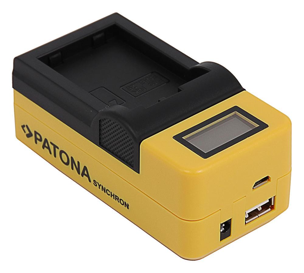 PATONA Synchron USB Carregador para Nikon EN-EL25 Z30 Z50 Z fc com ecrã LCD