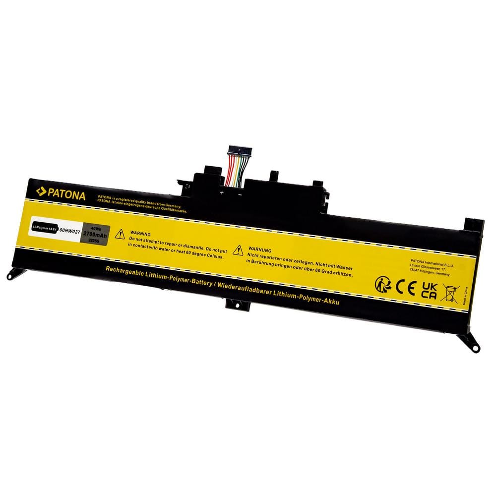 Batería PATONA para Lenovo ThinkPad X380 Yoga 00HW027