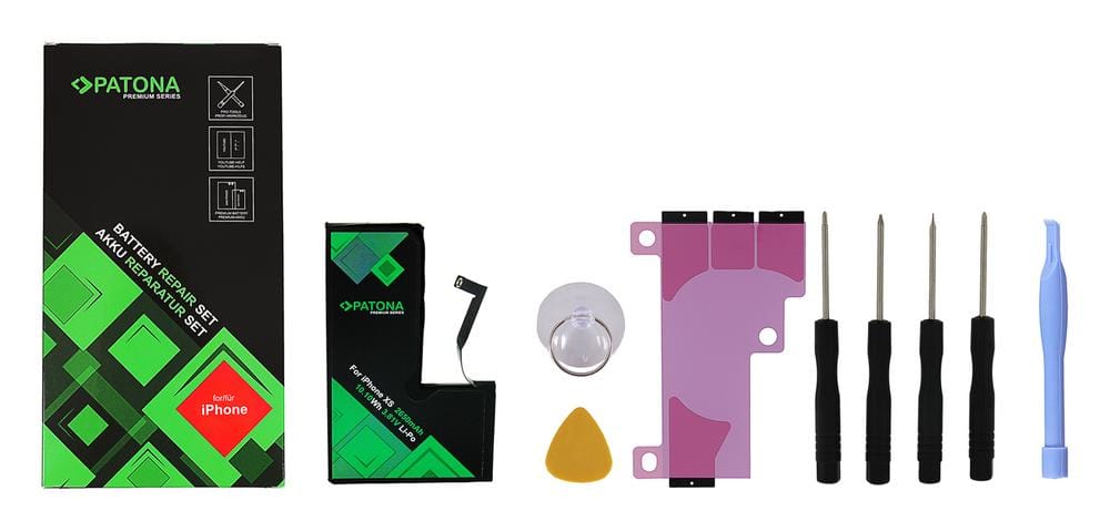 PATONA Premium Battery for Apple iPhone XS A1920 A2027 A2098 A2099 A2100 616-00512 616-00514 including Toolset PATONA Premium Battery for Apple iPhone XS A1920 A2027 A2098 A2099 A2100 616-00512 616-00514 including Toolset