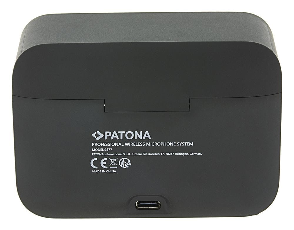 PATONA Premium Sistema Microfonico Wireless per Smartphone e Fotocamere DSLR