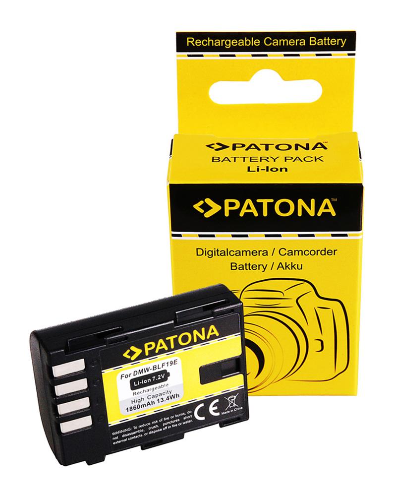 PATONA Batteria per Panasonic Lumix DMC-GH3 DMC-GH3A DMW-BLF19 BLF19E