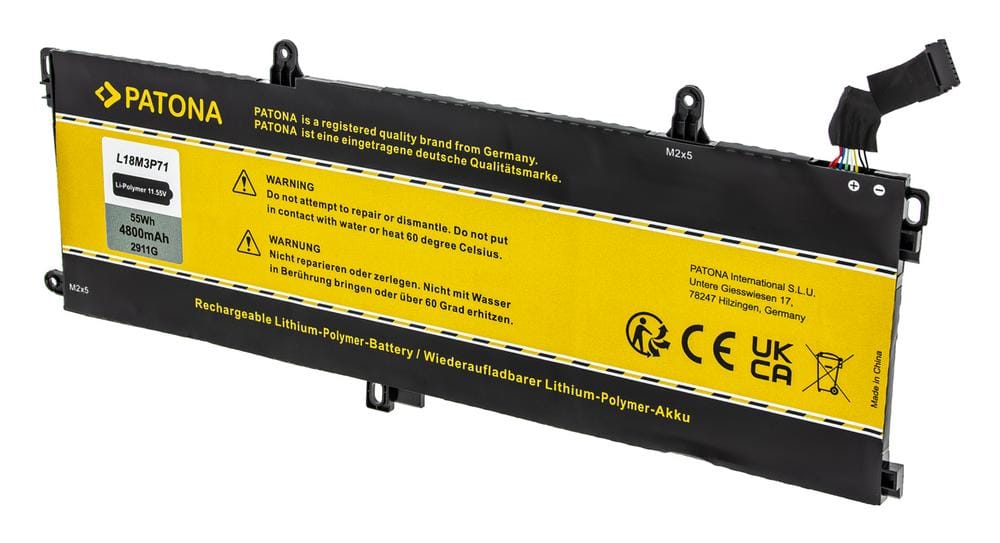 PATONA batteria per Lenovo L18M3P71 5B10W13914 SB10T83157 PATONA batteria per Lenovo L18M3P71 5B10W13914 SB10T83157