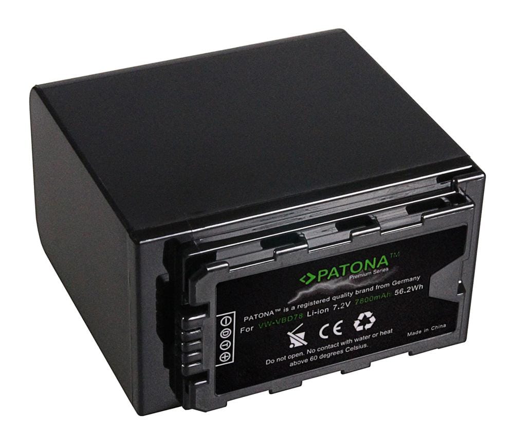PATONA Batería Premium para Panasonic VW-VBD78 AJ-PX298MC HDC-MDH2GK AJ-HPX270