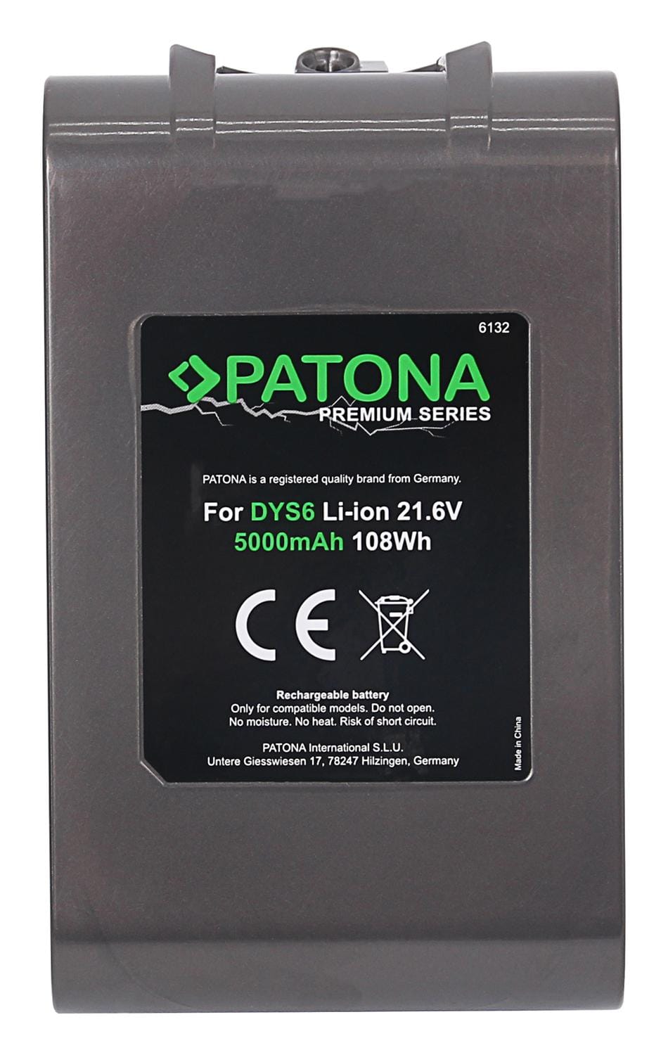 PATONA Batterie Premium pour Dyson V6, DC56-DC74, SV03-SV08
