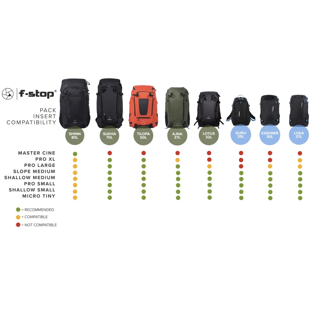 F-Stop Shinn sac à dos photo Malibu bleu F-Stop Shinn sac à dos photo Malibu bleu