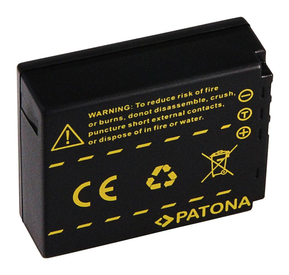 PATONA batteria per Panasonic CGA-S007 S007 DMC-TZ5 TZ4 TZ3 TZ2 TZ1