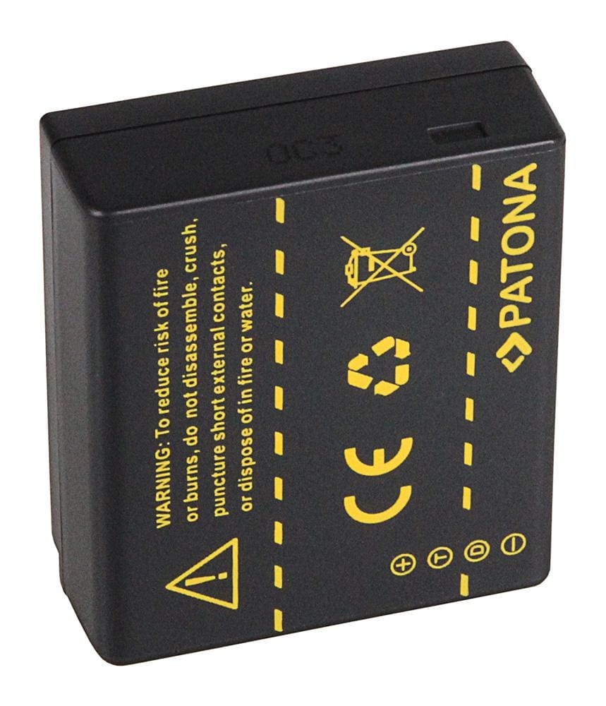 PATONA Batteria per Panasonic DMC GF3T GF3W GF3 GF3x S6 S6K BLE9 BLE9PP